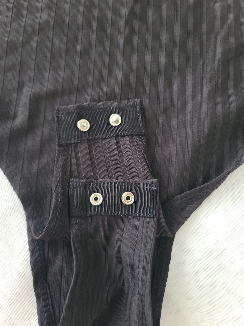 HYFVE Black Ribbed Racerback Bodysuit - Picture 3 of 5